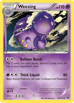 Weezing Fates Collide card