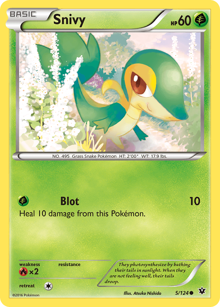 Snivy Fates Collide card