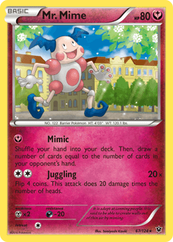 Mr. Mime Fates Collide card