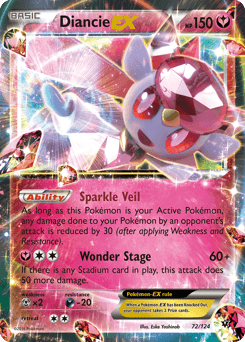 Diancie-EX Fates Collide card
