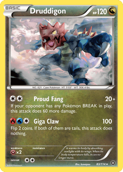 Druddigon Steam Siege card
