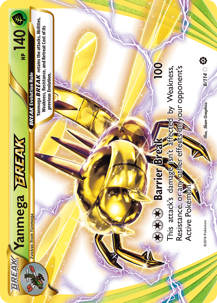 Yanmega BREAK Steam Siege card