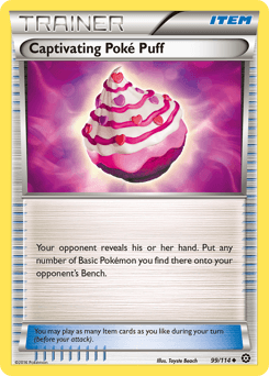 Captivating Poké Puff Steam Siege card