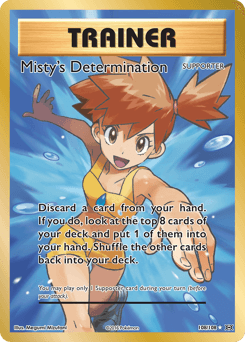 Misty's Determination Evolutions card