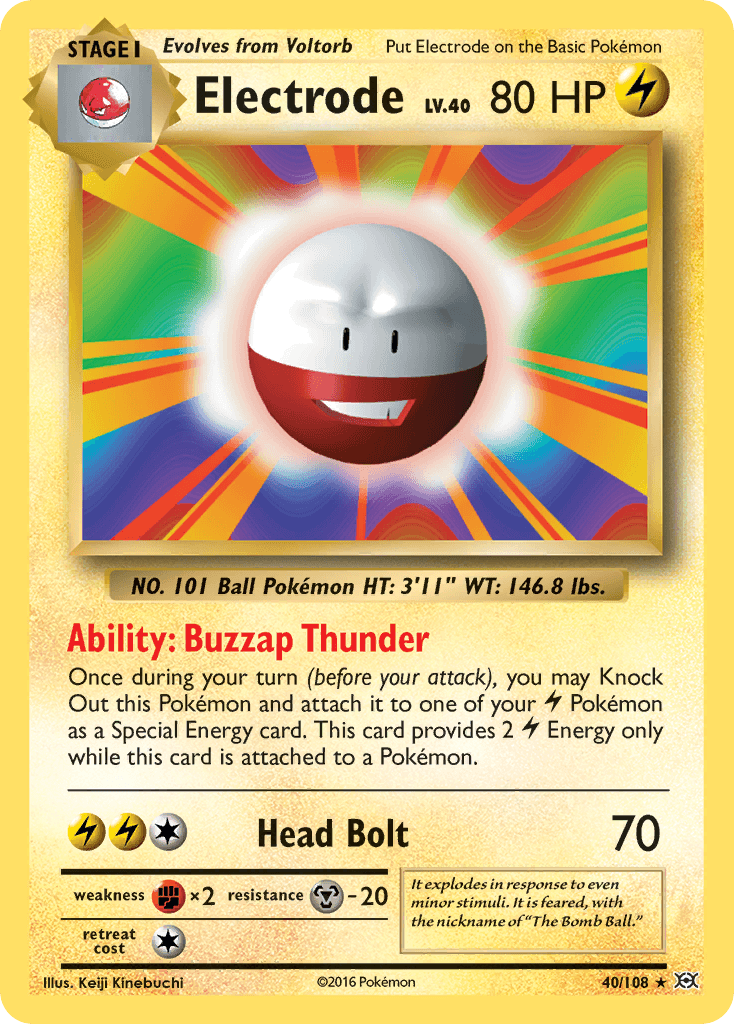 Electrode Evolutions card