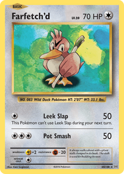 Farfetch'd Evolutions card