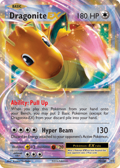 Dragonite-EX Evolutions card