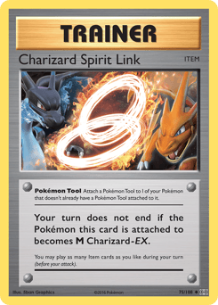 Charizard Spirit Link Evolutions card