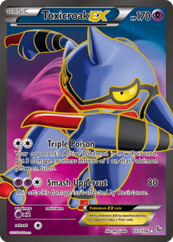 Toxicroak-EX Flashfire card