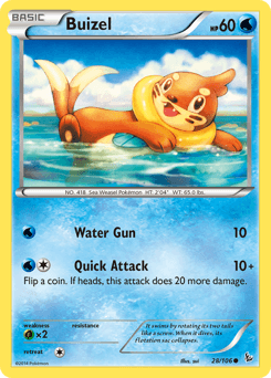 Buizel Flashfire card