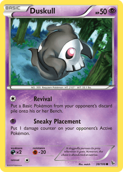 Duskull Flashfire card