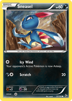 Sneasel Flashfire card