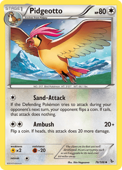 Pidgeotto Flashfire card