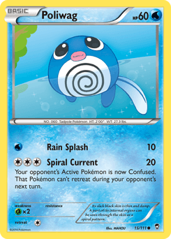 Poliwag Furious Fists card