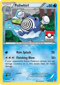 Poliwhirl Furious Fists card