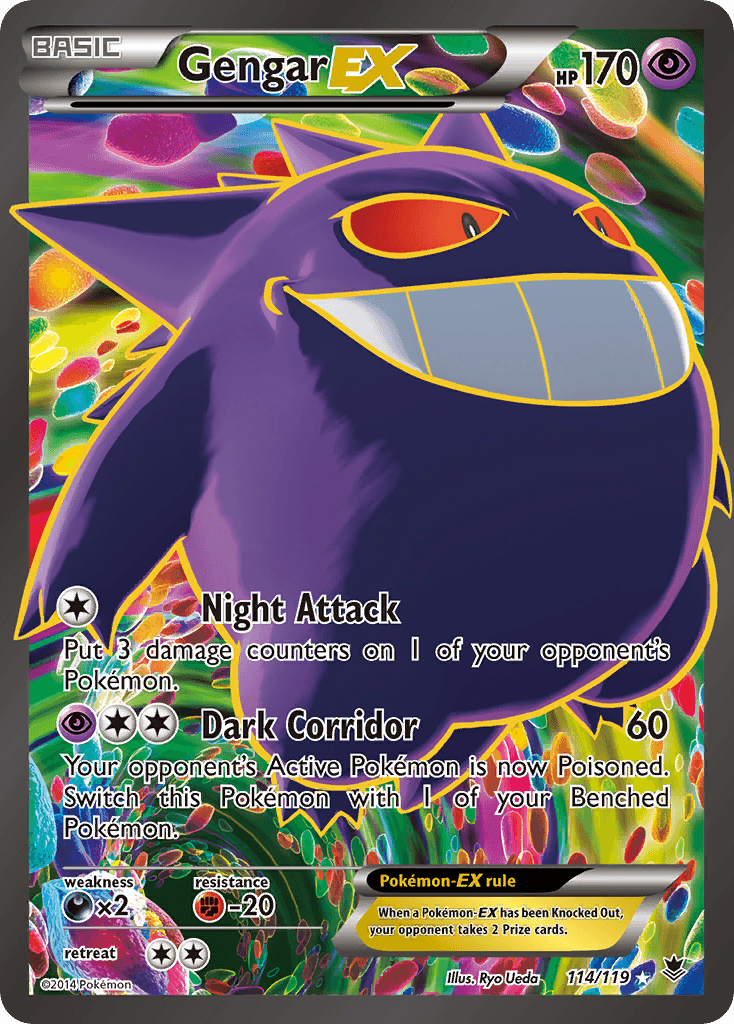 Gengar-EX Phantom Forces card