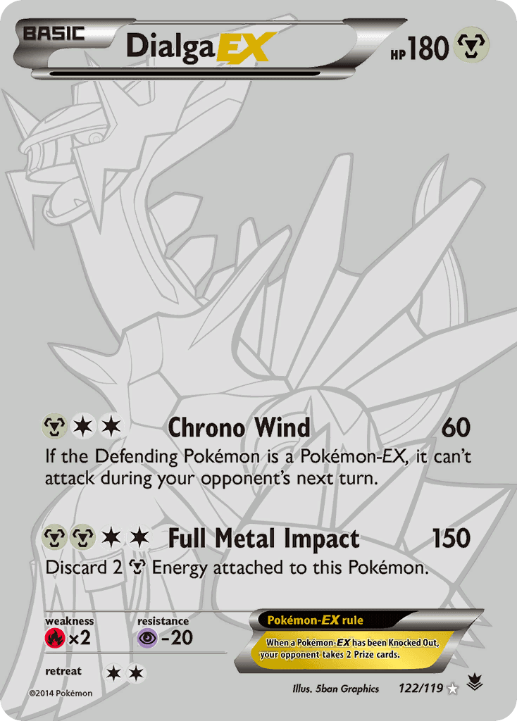 Dialga-EX Phantom Forces card
