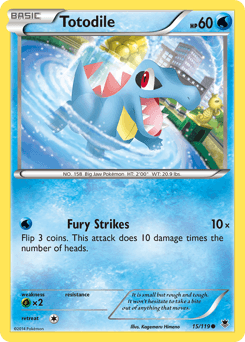 Totodile Phantom Forces card