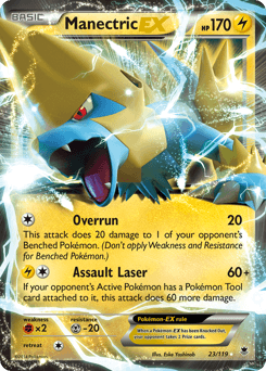 Manectric-EX Phantom Forces card