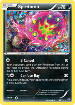 Spiritomb Phantom Forces card