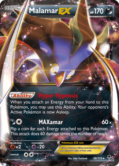Malamar-EX Phantom Forces card