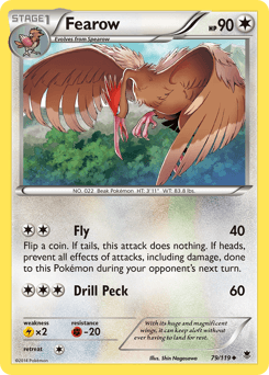 Fearow Phantom Forces card