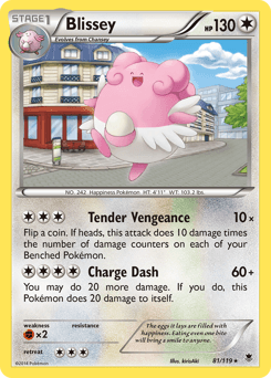 Blissey Phantom Forces card