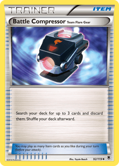 Battle Compressor Team Flare Gear Phantom Forces card