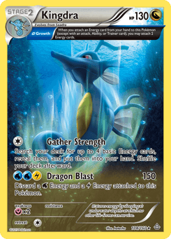 Kingdra Primal Clash card