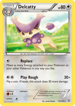 Delcatty Primal Clash card