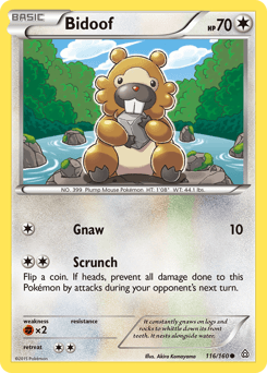 Bidoof Primal Clash card