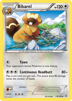 Bibarel Primal Clash card