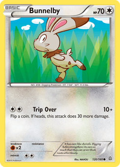 Bunnelby Primal Clash card