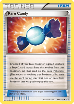Rare Candy Primal Clash card