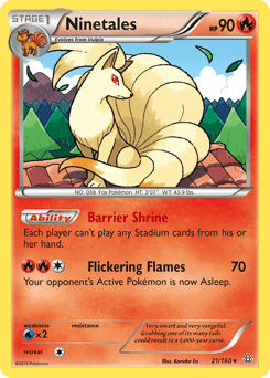 Ninetales Primal Clash card