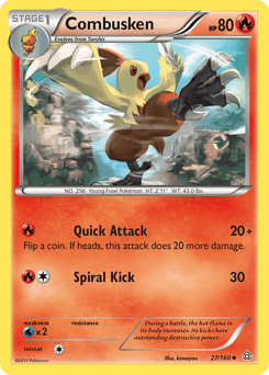 Combusken Primal Clash card
