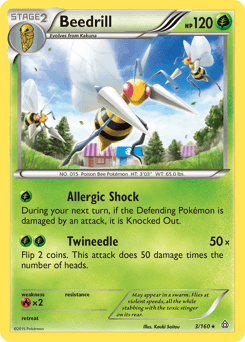 Beedrill Primal Clash card