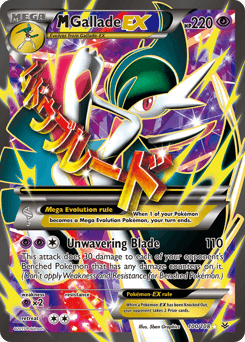 M Gallade-EX Roaring Skies card