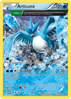 Articuno Roaring Skies card
