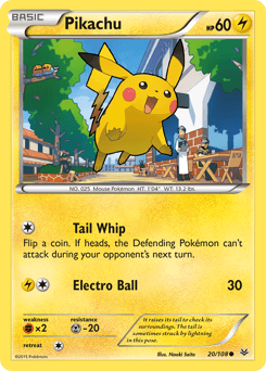 Pikachu Roaring Skies card