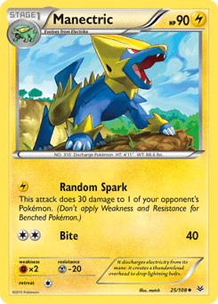 Manectric Roaring Skies card
