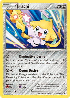 Jirachi Roaring Skies card