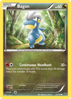 Bagon Roaring Skies card