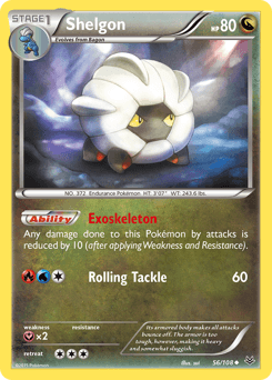 Shelgon Roaring Skies card