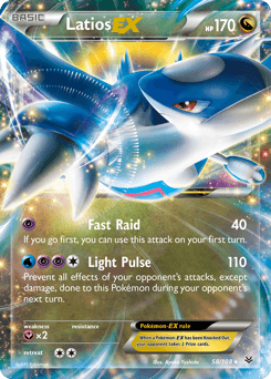 Latios-EX Roaring Skies card