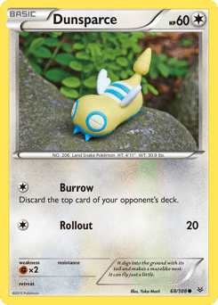Dunsparce Roaring Skies card