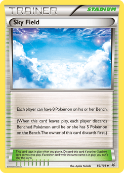 Sky Field Roaring Skies card