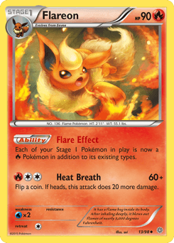 Flareon Ancient Origins card