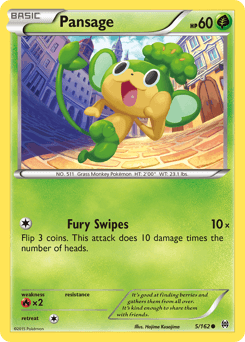Pansage BREAKthrough card