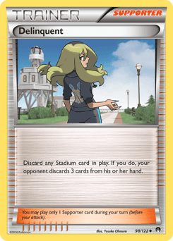 Delinquent BREAKpoint card